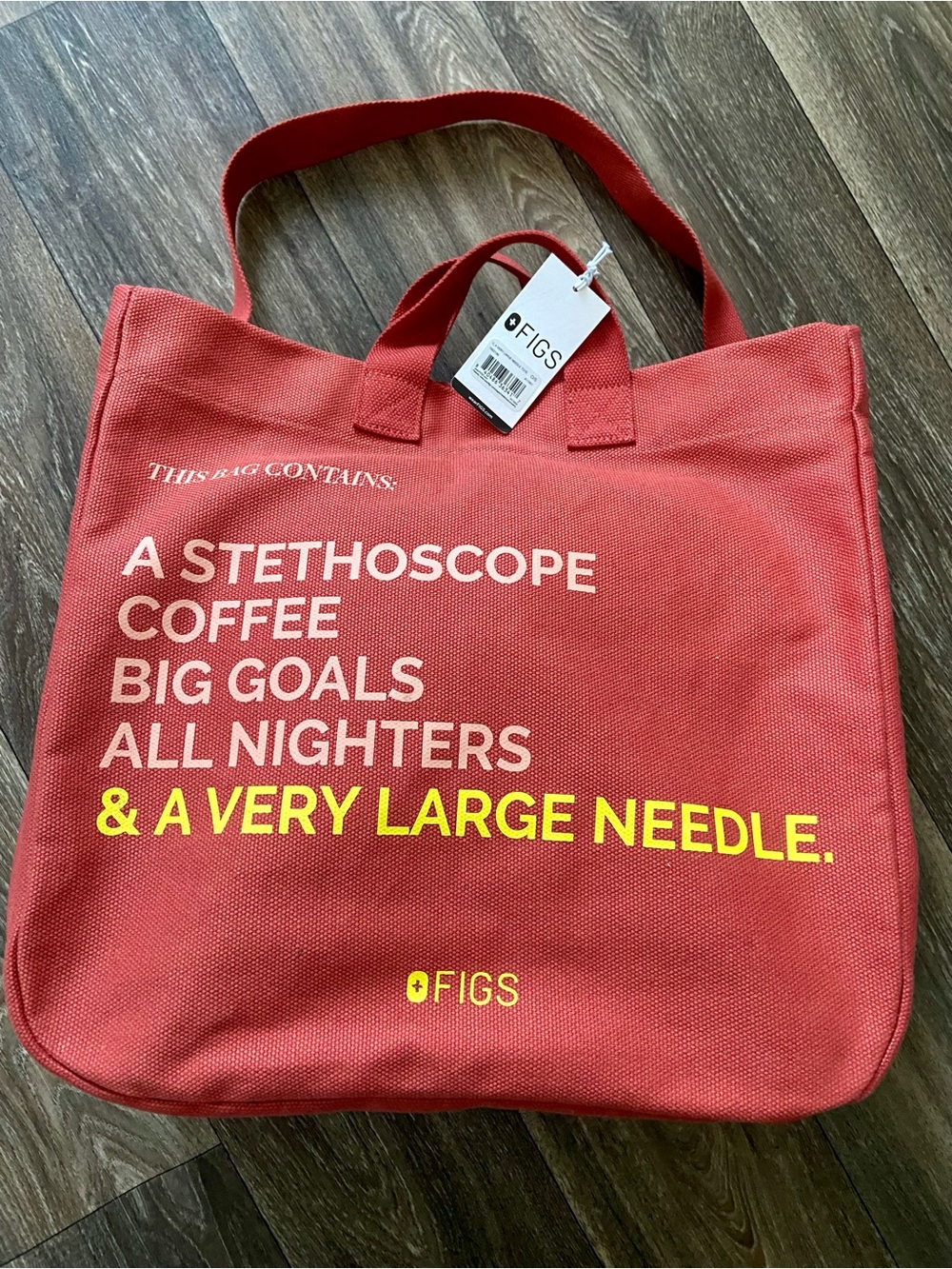 FIGS Spiced Cider A Very Large Needle Tote